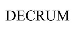 DECRUM trademark