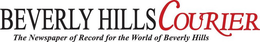 BEVERLY HILLS COURIER THE NEWSPAPER OF RECORD FOR THE WORLD OF BEVERLY HILLS trademark