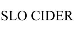 SLO CIDER trademark