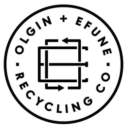 · OLGIN EFUNE · RECYCLING CO trademark