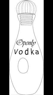 OPENLY VODKA trademark
