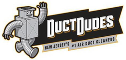 DUCTDUDES NEW JERSEY'S #1 AIR DUCT CLEANERS trademark