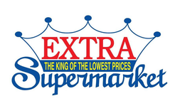 EXTRA THE KING OF THE LOWEST PRICES SUPERMARKET trademark