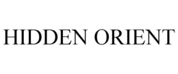 HIDDEN ORIENT trademark