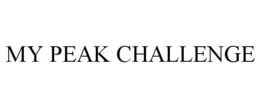 MY PEAK CHALLENGE trademark