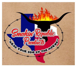 SMOKIN' REPUBLIC PRODUCTS "GRAB YOUR BBQ BY THE HORNS" trademark