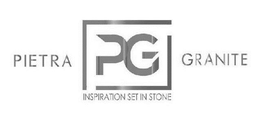 PIETRA PG GRANITE INSPIRATION SET IN STONE trademark