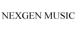 NEXGEN MUSIC trademark