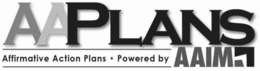 AAPLANS AFFIRMATIVE ACTION PLANS POWERED BY AAIM trademark