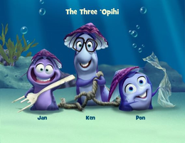THE THREE OPIHI JAN KEN PON trademark