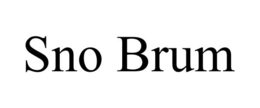 SNO BRUM trademark