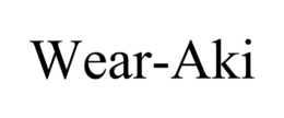 WEAR-AKI trademark