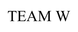 TEAM W trademark