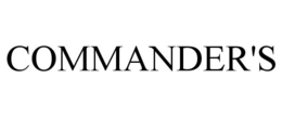 COMMANDER'S trademark