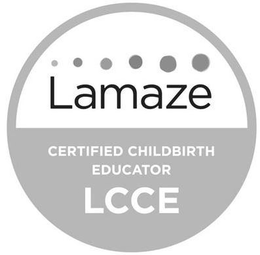 LAMAZE CERTIFIED CHILDBIRTH EDUCATOR LCCE trademark