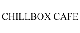 CHILLBOX CAFE trademark