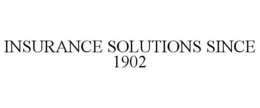 INSURANCE SOLUTIONS SINCE 1902 trademark