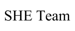 SHE TEAM trademark