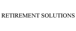 RETIREMENT SOLUTIONS trademark