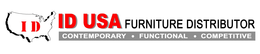 ID ID USA FURNITURE DISTRIBUTOR · CONTEMPORARY FUNCTIONAL · COMPETITIVE trademark