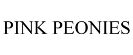PINK PEONIES trademark