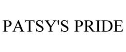PATSY'S PRIDE trademark