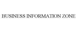BUSINESS INFORMATION ZONE trademark