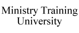 MINISTRY TRAINING UNIVERSITY trademark