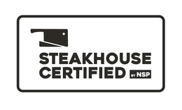 STEAKHOUSE CERTIFIED BY NSP trademark