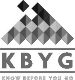 KBYG KNOW BEFORE YOU GO trademark