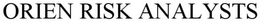 ORIEN RISK ANALYSTS trademark