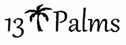 13 PALMS trademark