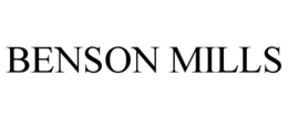 BENSON MILLS trademark