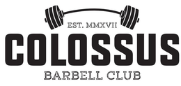 EST. MMXVII COLOSSUS BARBELL CLUB trademark