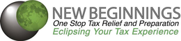 NEW BEGINNINGS ONE STOP TAX RELIEF AND PREPARATION  ECLIPSING YOUR TAX EXPERIENCE trademark