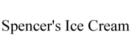 SPENCER'S ICE CREAM trademark
