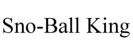 SNO-BALL KING trademark