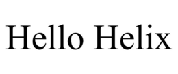 HELLO HELIX trademark