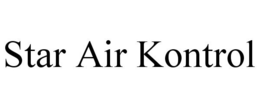 STAR AIR KONTROL trademark