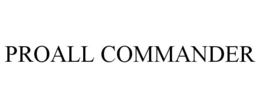 PROALL COMMANDER trademark