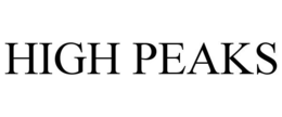 HIGH PEAKS trademark