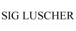 SIG LUSCHER trademark