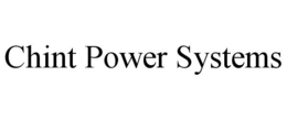 CHINT POWER SYSTEMS trademark