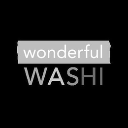 WONDERFUL WASHI trademark