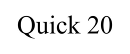 QUICK 20 trademark