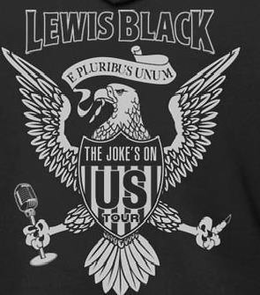 LEWIS BLACK E PLURIBUS UNUM THE JOKE'S ON US TOUR trademark