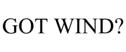 GOT WIND? trademark