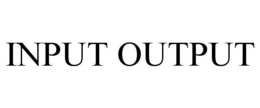 INPUT OUTPUT trademark