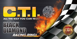 C.T.I. ALL THE WAY YOU CAN TRUST BLACK DIAMOND RACING RINGS trademark