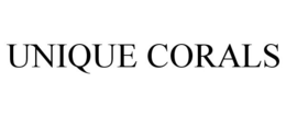 UNIQUE CORALS trademark